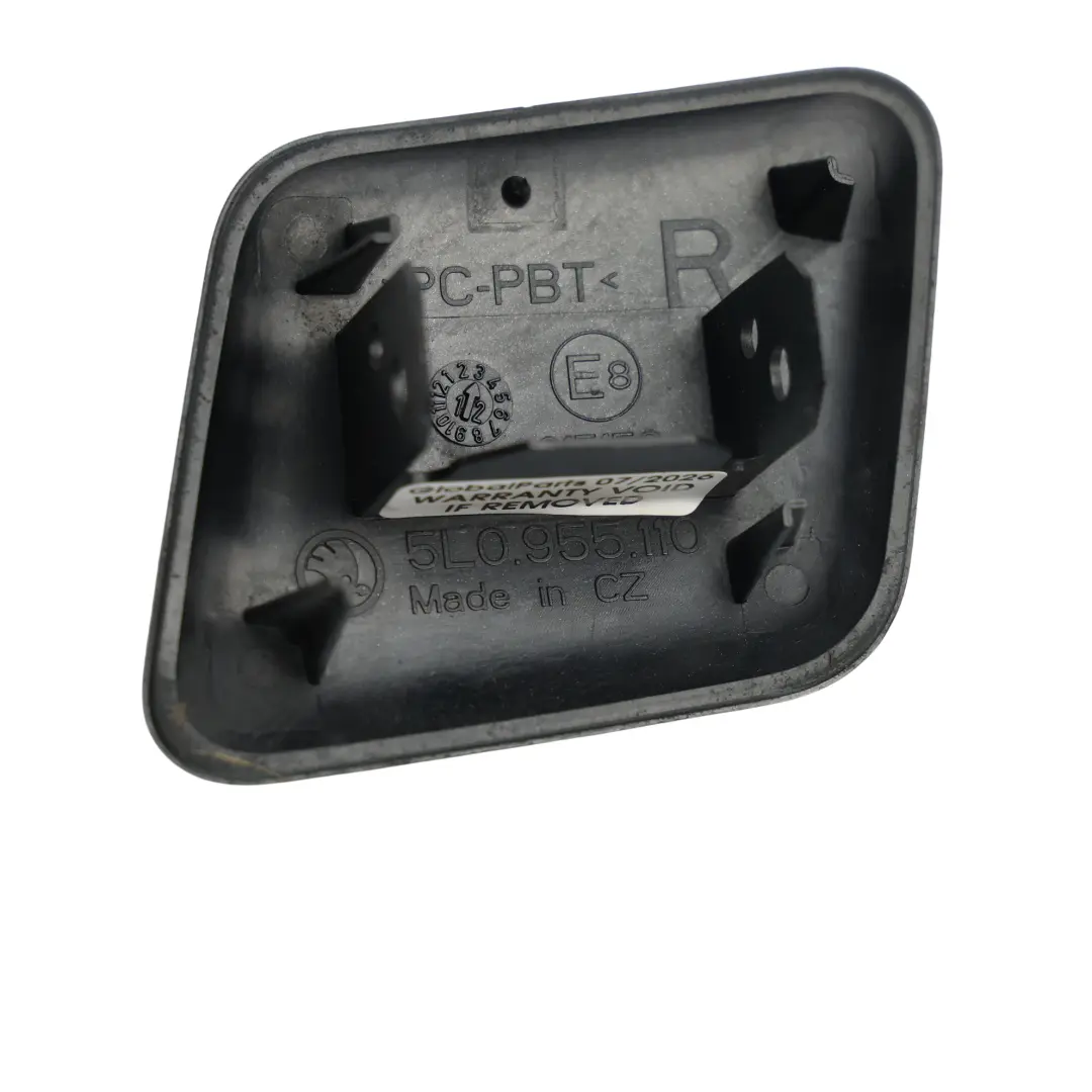 Skoda Yeti 5L Cache Couvercle Lave-Phare Avant Droit Vert Malachite F6Q - SKU 5L0955110-MALG - Numéro de pièce 5L0955110