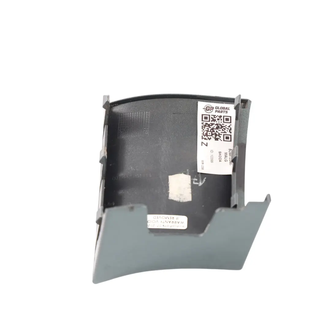 Stoßstange Hinten Blende Links Malachitgrün F6Q für Skoda Yeti 5L mit Teilenummer 5L6813346 Skoda Yeti 5L Stoßstange Hinten Blende Links Malachitgrün F6Q - SKU 5L6813346-MALG - Teilenummer 5L6813346