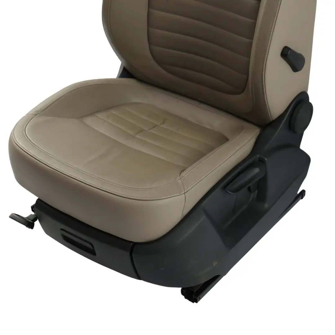 Skoda Yeti 5L Front Seat Alcantara Leather Gobi Beige Right O/S Heated - SKU 5L6881022H - Part number 5L6881022H