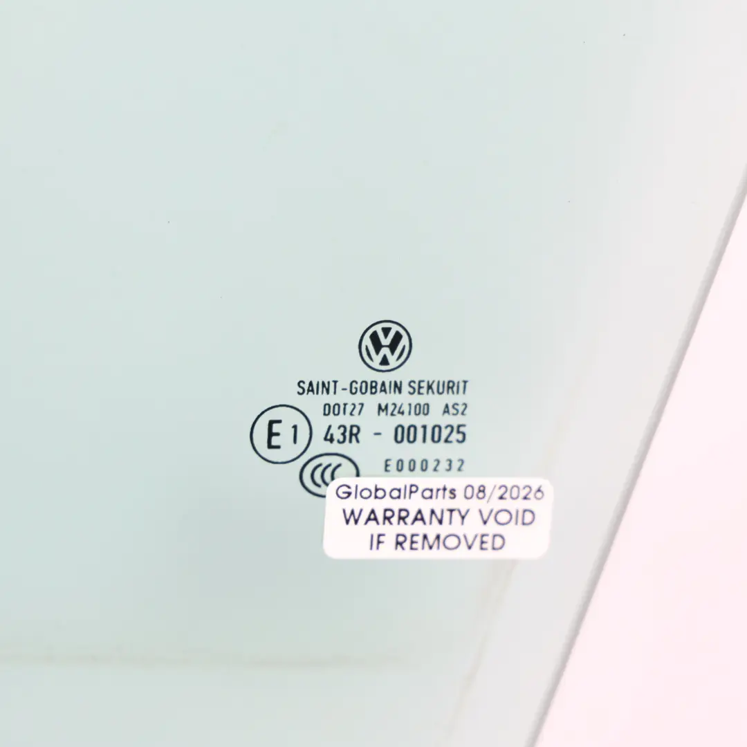 5M Front Door Window Glass Left N/S Side AS2 to VW Volkswagen Golf Plus with Part number 5M0845201A VW Volkswagen Golf Plus 5M Front Door Window Glass Left N/S Side AS2 - SKU 5M0845201A - Part number 5M0845201A