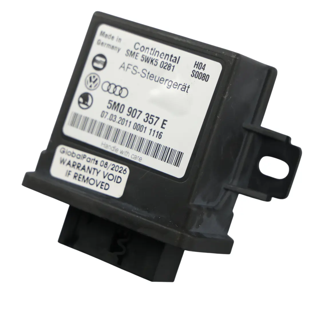 Volkswagen Touran 1T Passat B7 Unidad Control Faro Módulo ECU - SKU 5M0907357E - Número de pieza 5M0907357E