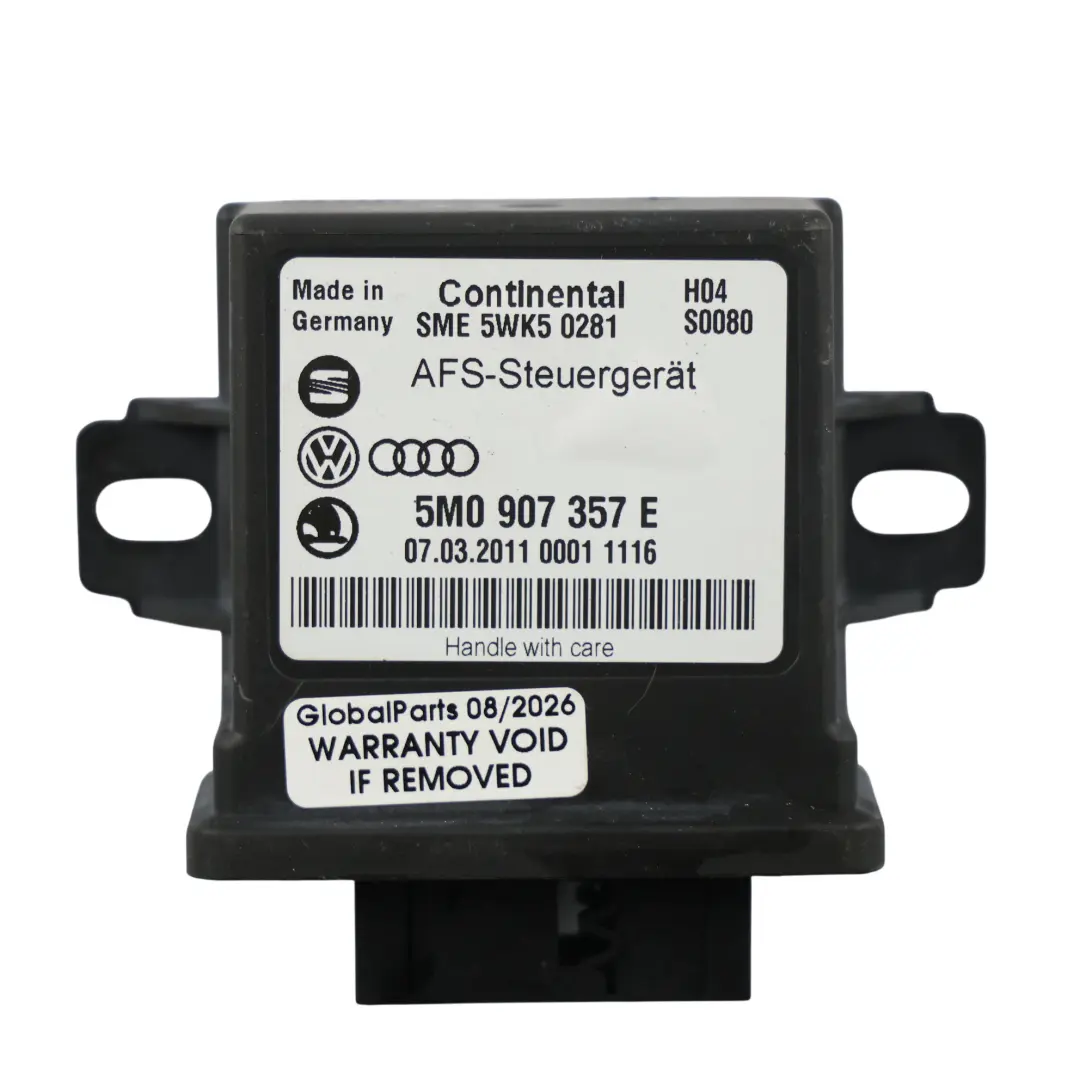 Volkswagen Touran 1T Passat B7 Headlight Control Unit Module ECU - SKU 5M0907357E - Part number 5M0907357E