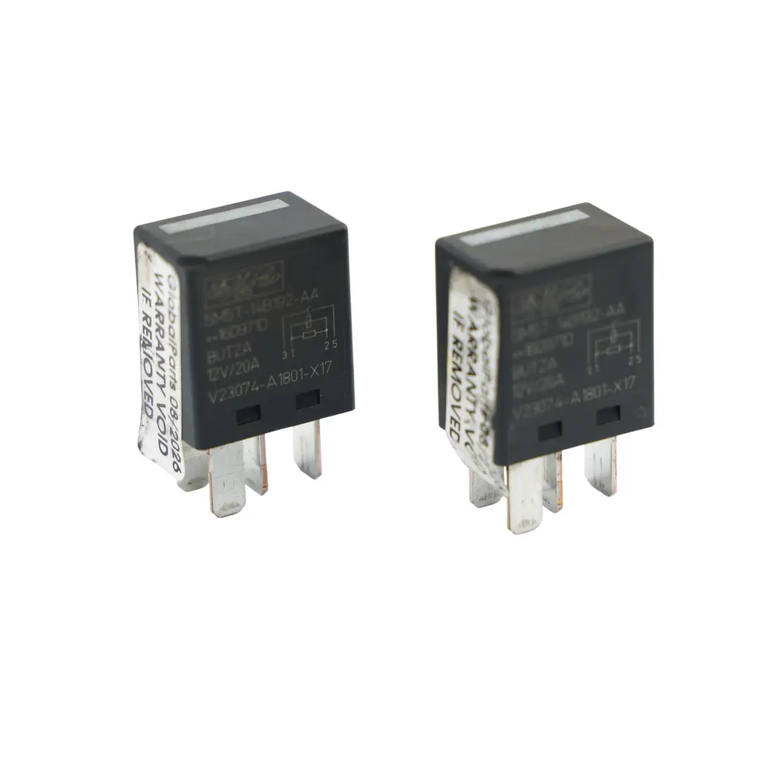 Mk8 Przekaźnik 4-Pin Czarny 12V 20A SET X2 do Ford Transit o numerze 5M5T-14B192-AA Ford Transit Mk8 Przekaźnik 4-Pin Czarny 12V 20A SET X2 - SKU 5M5T-14B192-AA-1 - Numer Części 5M5T-14B192-AA