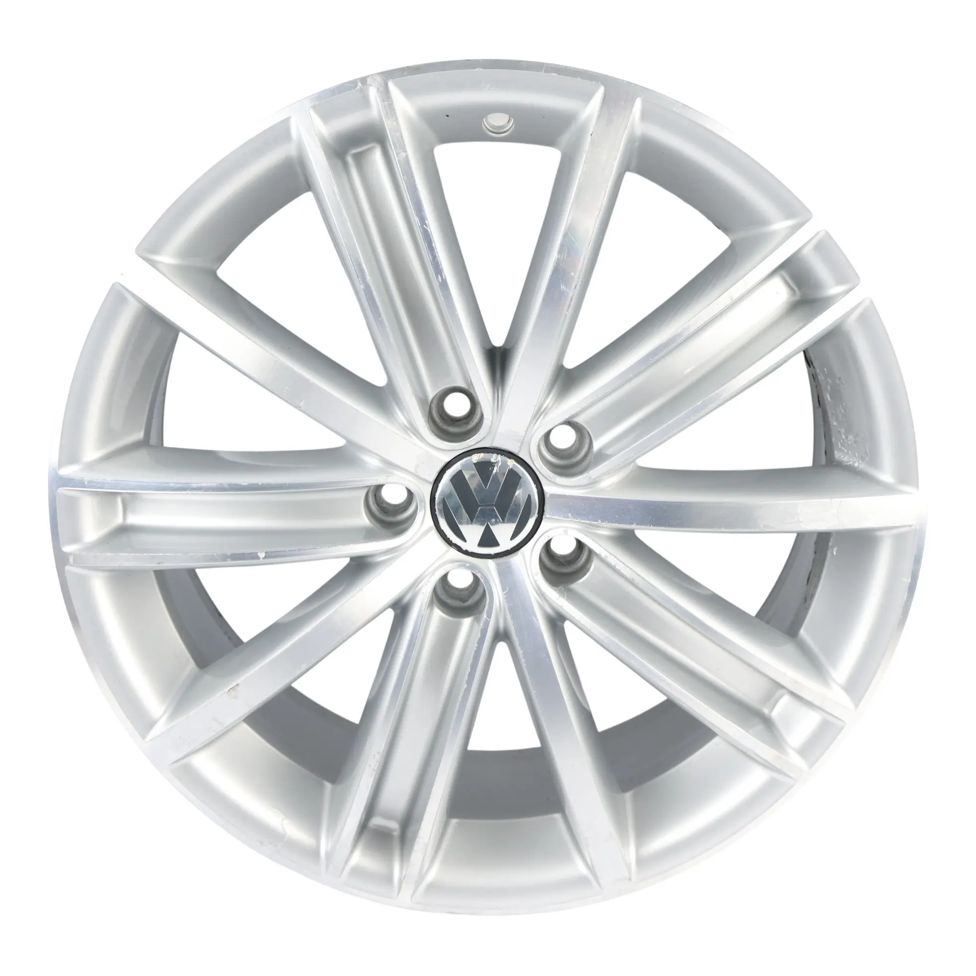 Volkswagen VW Tiguan 5N Silver Alloy Wheel Rim 18" ET:43 7J Spoke New York