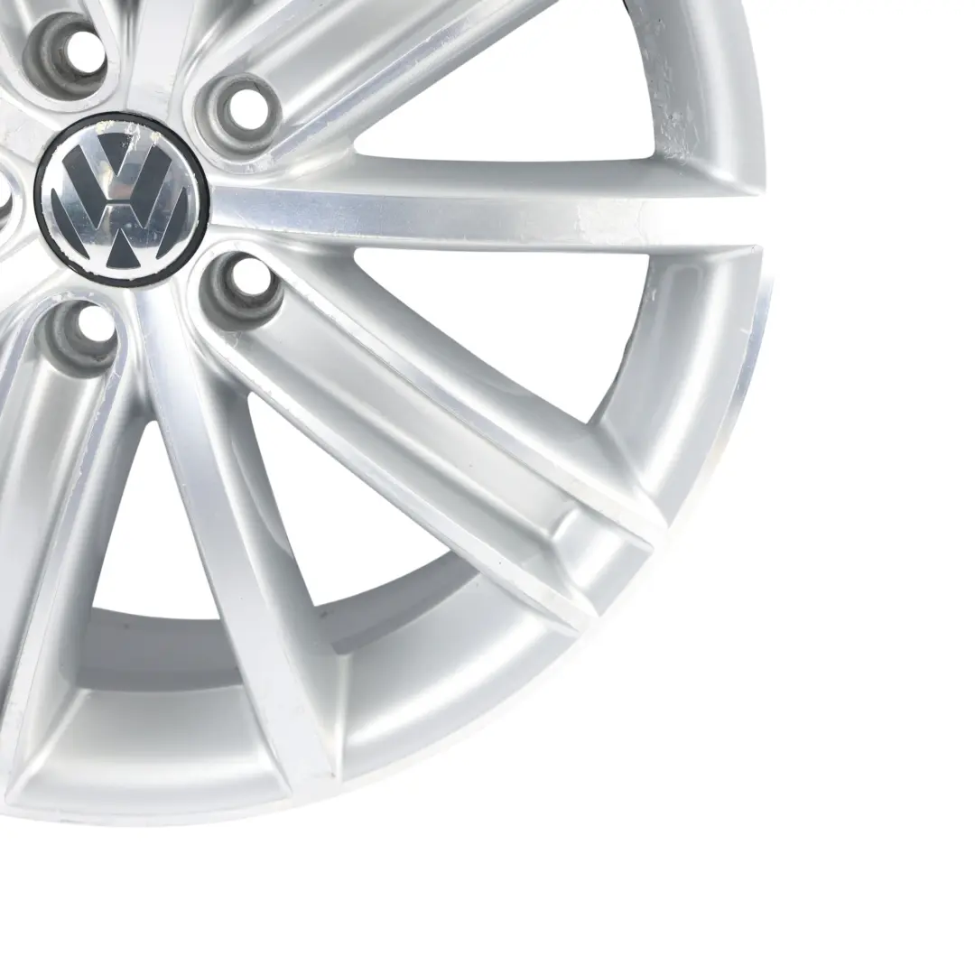 Volkswagen Tiguan 5N Llanta Aleación Plata 18" ET:43 7J Spoke New York - SKU 5N0601025AF-1 - Número de pieza 5N0601025AF