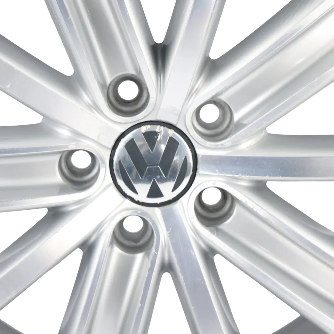Volkswagen VW Tiguan 5N Felga Aluminiowa Srebrna 18" ET43 7J New York - SKU 5N0601025AF-1 - Numer Części 5N0601025AF