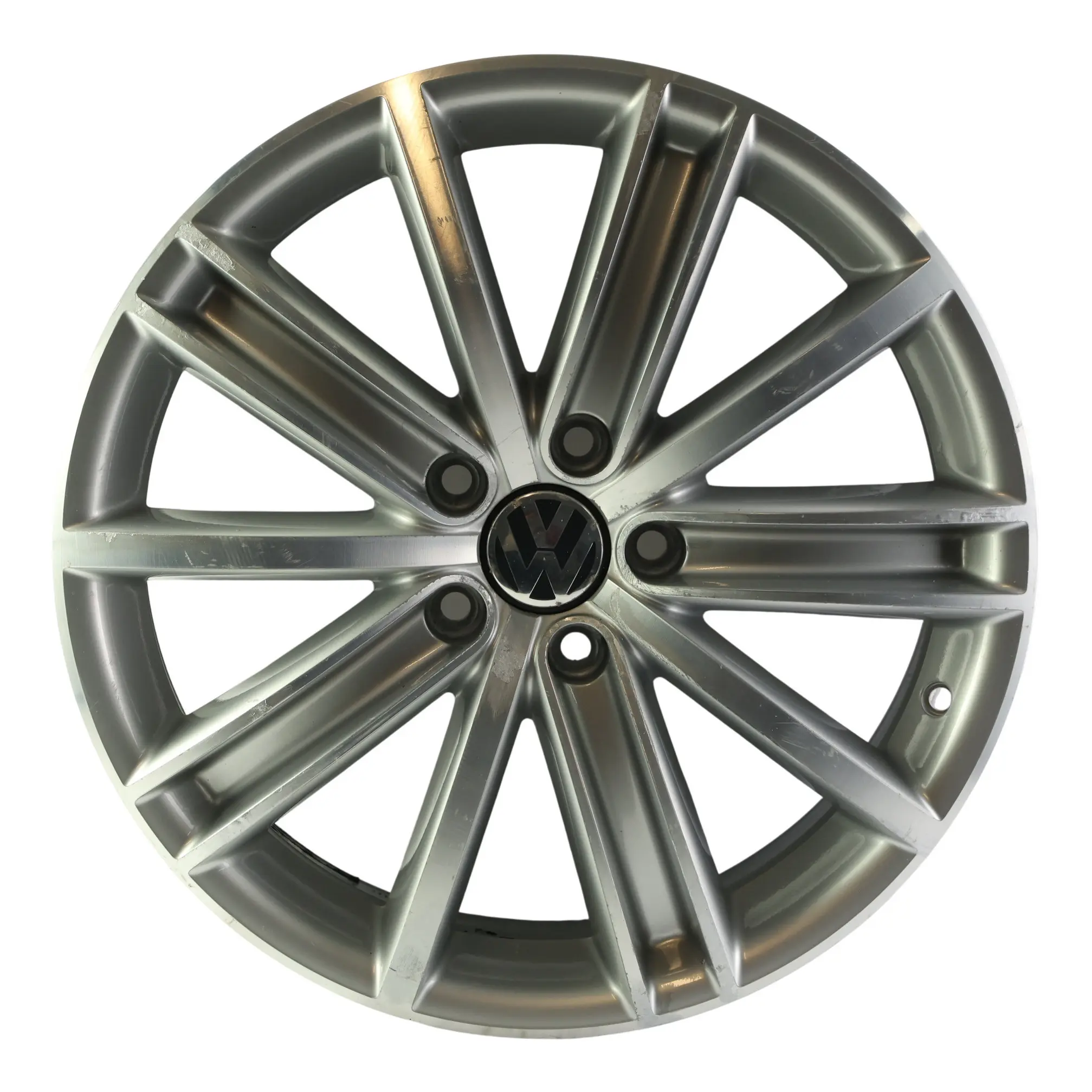 Volkswagen Tiguan 5N Jante Alliage Argent 18" ET:43 7J Spoke New York