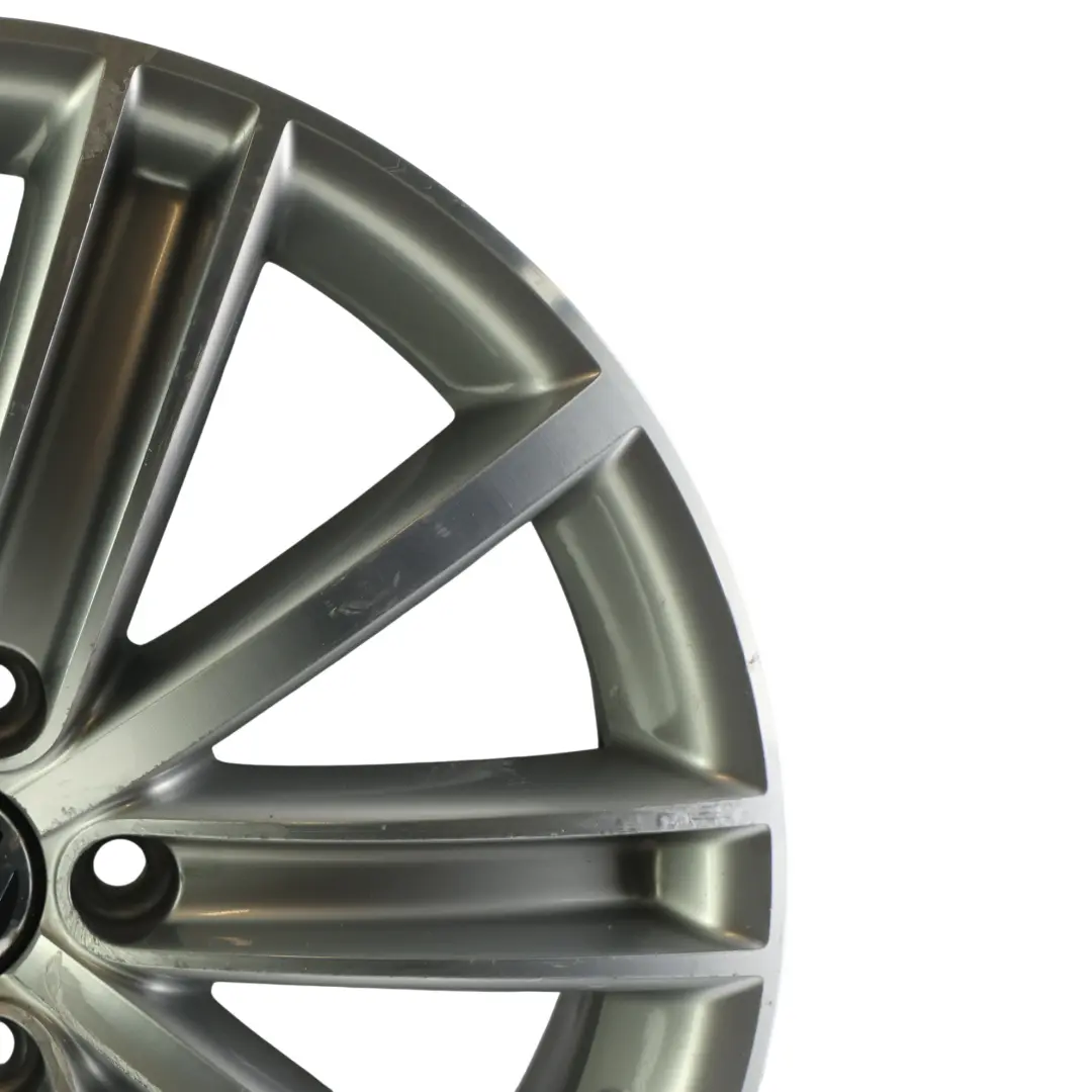 Volkswagen VW Tiguan 5N Silver Alloy Wheel Rim 18" ET:43 7J Spoke New York - SKU 5N0601025AF-2 - Part number 5N0601025AF