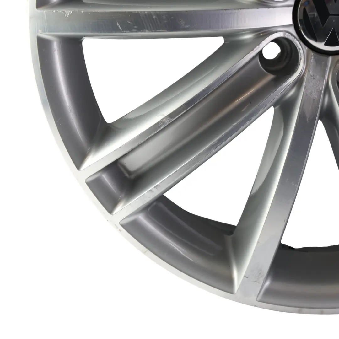 Volkswagen VW Tiguan 5N Silver Alloy Wheel Rim 18" ET:43 7J Spoke New York - SKU 5N0601025AF-2 - Part number 5N0601025AF