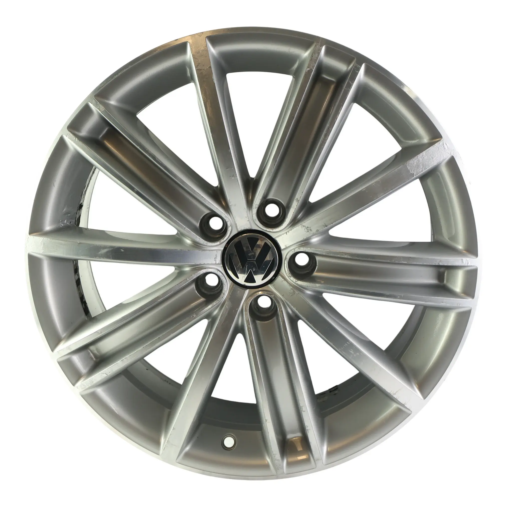Volkswagen VW Tiguan 5N Silver Alloy Wheel Rim 18" ET:43 7J Spoke New York