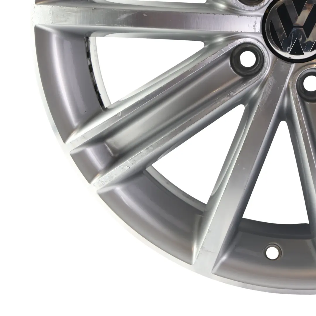 Alloy Wheel Rim 18" ET:43 7J Spoke New York to Volkswagen VW Tiguan 5N Silver with Part number 5N0601025AF Volkswagen VW Tiguan 5N Silver Alloy Wheel Rim 18" ET:43 7J Spoke New York - SKU 5N0601025AF-3 - Part number 5N0601025AF