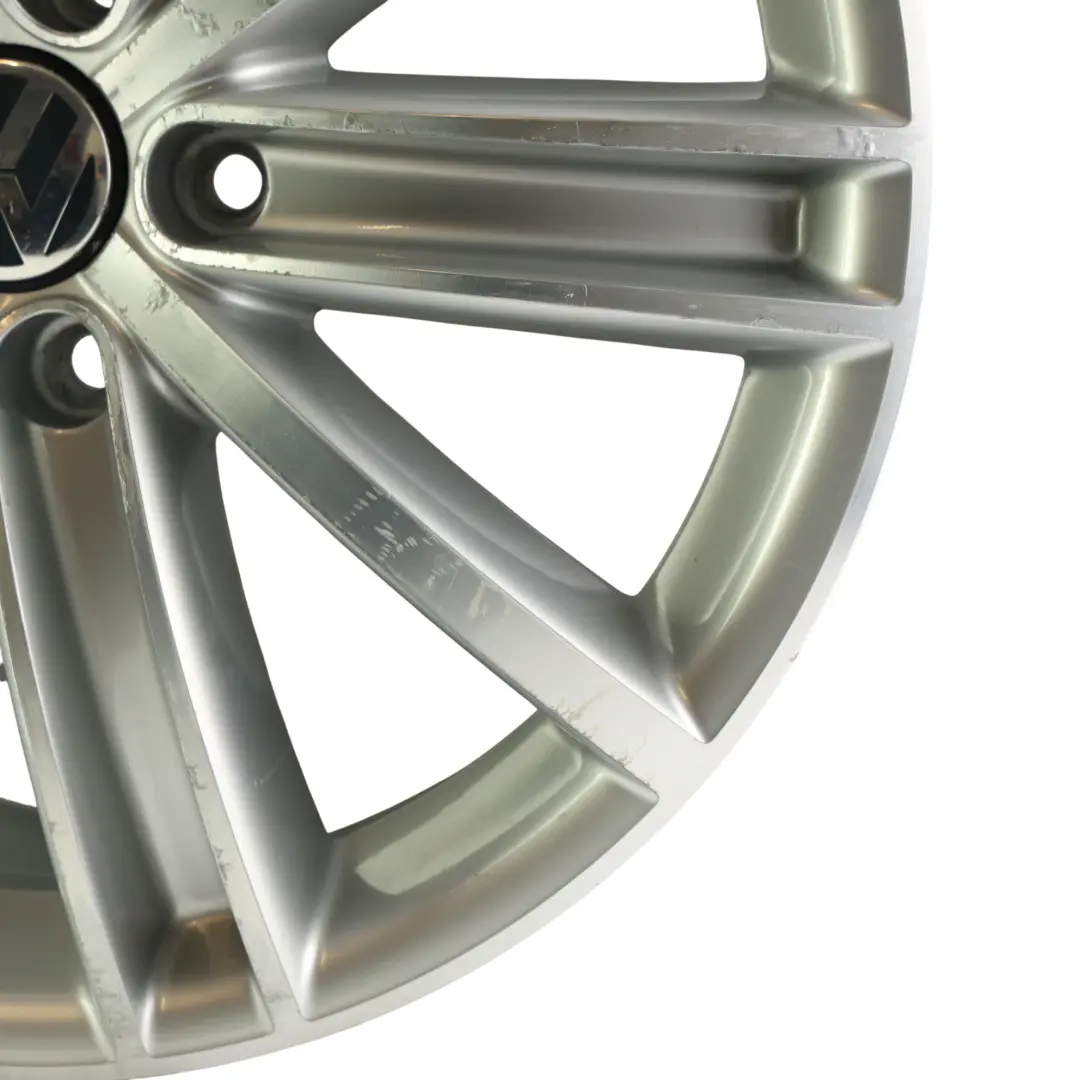 Volkswagen VW Tiguan 5N Silver Alloy Wheel Rim 18" ET:43 7J Spoke New York - SKU 5N0601025AF-3 - Part number 5N0601025AF