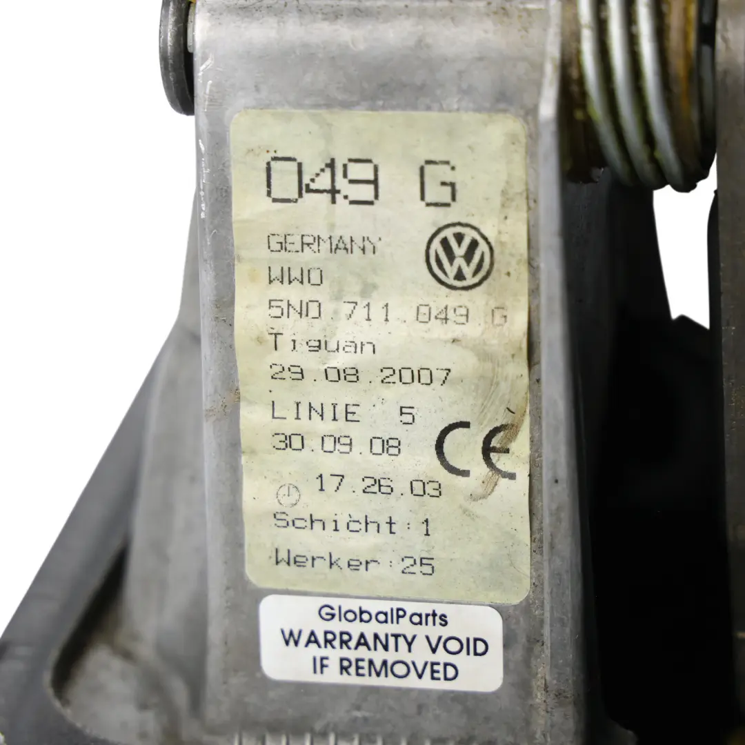 Selector Shifter Linkage Cable Manual to Volkswagen Tiguan 5N Gear with Part number 5N0711049G Volkswagen Tiguan 5N Gear Selector Shifter Linkage Cable Manual - SKU 5N0711049G - Part number 5N0711049G
