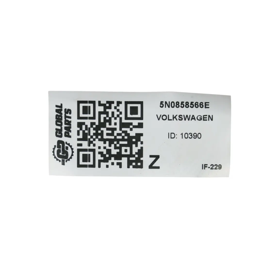 Volkswagen Golf MK6 Scirocco Jetta Lenksäule Untere Verkleidung - SKU 5N0858566E - Teilenummer 5N0858566E
