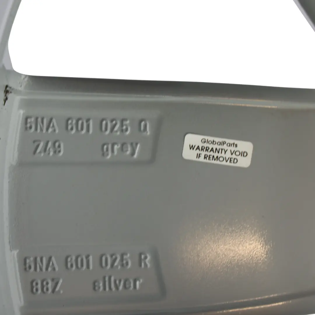 Volkswagen Tiguan AD1 Grey Alloy Wheel Rim 19'' 7J ET:43 5x112 - SKU 5NA601025Q-1 - Part number 5NA601025Q