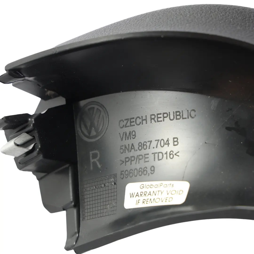 Volkswagen Tiguan Mk2 Rear Tailgate Window Trim Panel Upper Right O/S - SKU 5NA867704B - Part number 5NA867704B