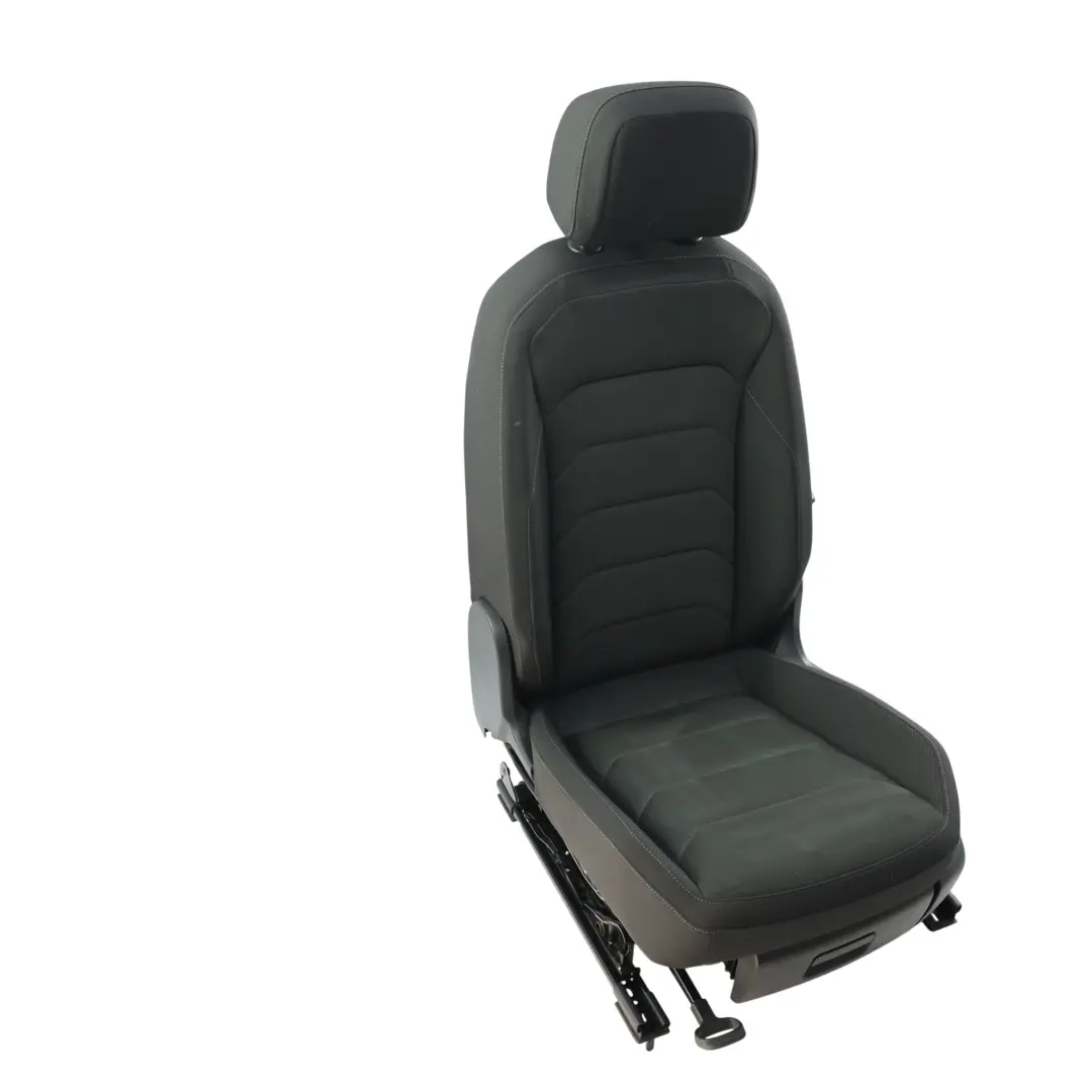 Volkswagen Tiguan Ad1 Sedile Anteriore Riscaldato Sinistro Alcantara Nero - SKU 5NA881805T-1 - Numero di parte 5NA881805T