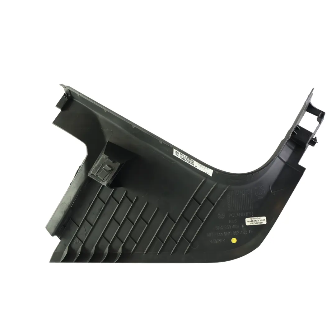 Volkswagen Tiguan Mk2 A-Pillar Trim Cover Panel Lower Black Left N/S - SKU RHD-5NC863483E - Part number 5NC863483E