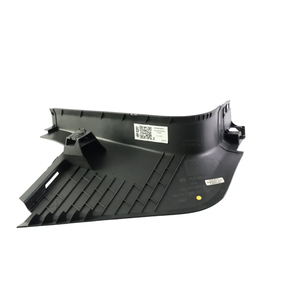 Mk2 A-Pillar Trim Cover Panel Lower Black Left N/S to Volkswagen Tiguan with Part number 5NC863483E Volkswagen Tiguan Mk2 A-Pillar Trim Cover Panel Lower Black Left N/S - SKU RHD-5NC863483E - Part number 5NC863483E