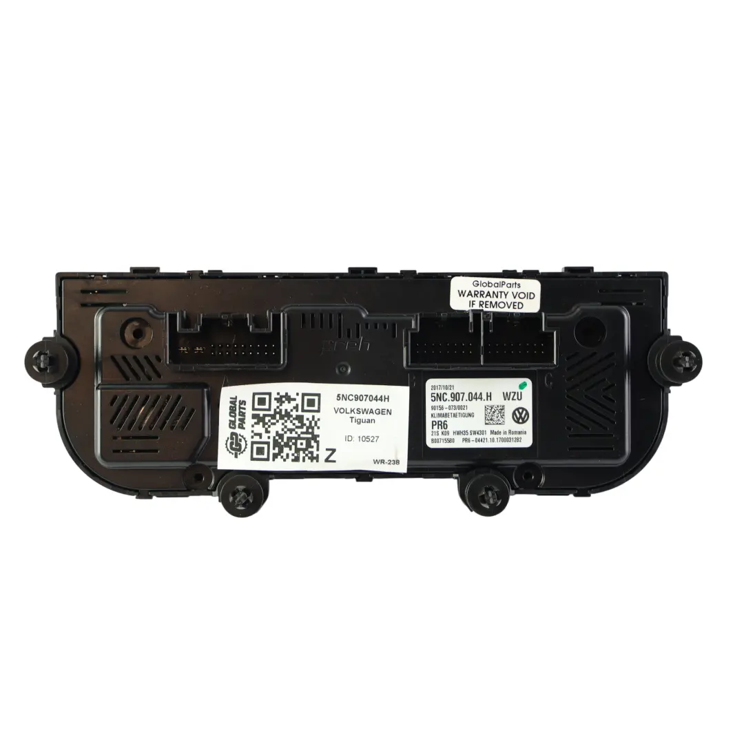 Volkswagen Tiguan Mk2 Dash A/C Heater Climate Control Switch Panel - SKU RHD-5NC907044H - Part number 5NC907044H