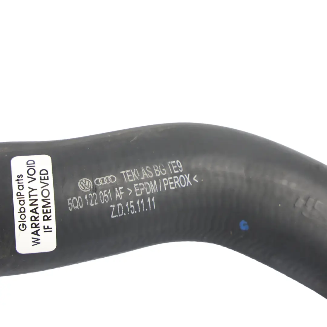 Volkswagen Golf R Mk7 Tuyau Conduite Liquide Refroidissement 2.0 TSI - SKU 5Q0122051AF-1 - Numéro de pièce 5Q0122051AF