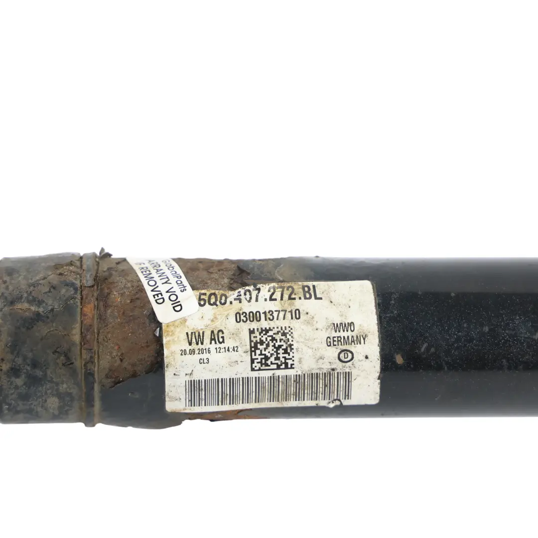 Driveshaft Front Right O/S Side Drive Shaft to VW Golf Mk7 Audi A3 8V with Part number 5Q0407272BL VW Golf Mk7 Audi A3 8V Driveshaft Front Right O/S Side Drive Shaft - SKU 5Q0407272BL-1 - Part number 5Q0407272BL