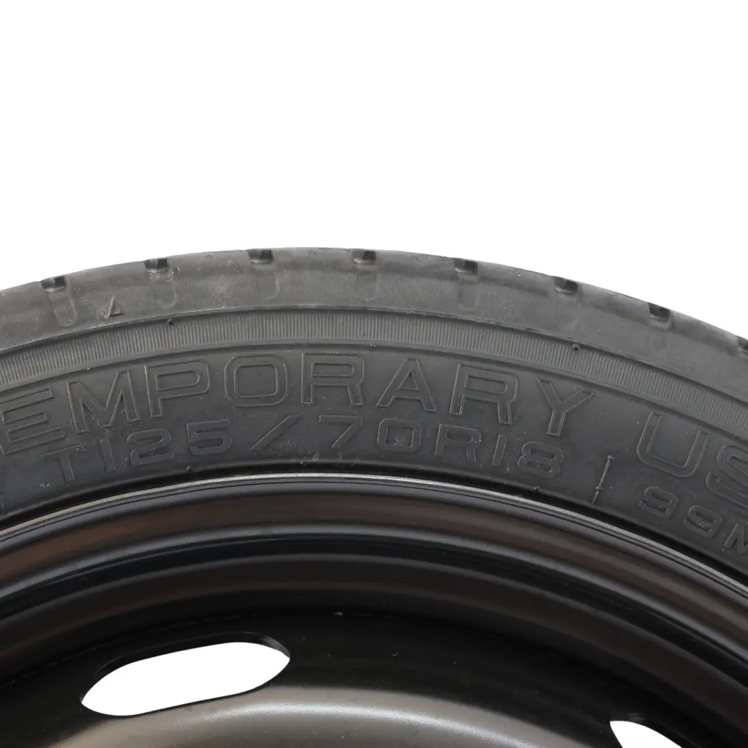Notrad Stahl R18 Maxxis 3.5J ET: 25.5 für Volkswagen Golf Mk7 mit Teilenummer 5Q0601027BT Volkswagen Golf Mk7 Notrad Stahl R18 Maxxis 3.5J ET: 25.5 - SKU 5Q0601027BT-1 - Teilenummer 5Q0601027BT