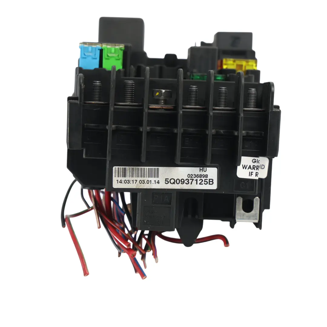 Skoda Octavia 5E Engine Compartment Fuse Box Relay Control Unit - SKU 5Q0937125B-1 - Part number 5Q0937125B