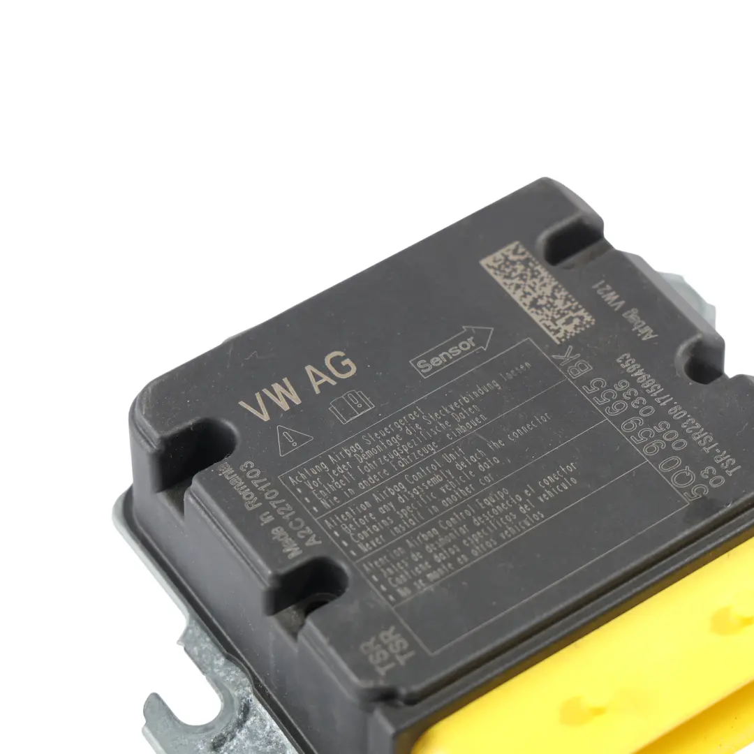Volkswagen Golf Mk7 Moduł Sterownik Airbag ECU - SKU 5Q0959655BK - Numer Części 5Q0959655BK