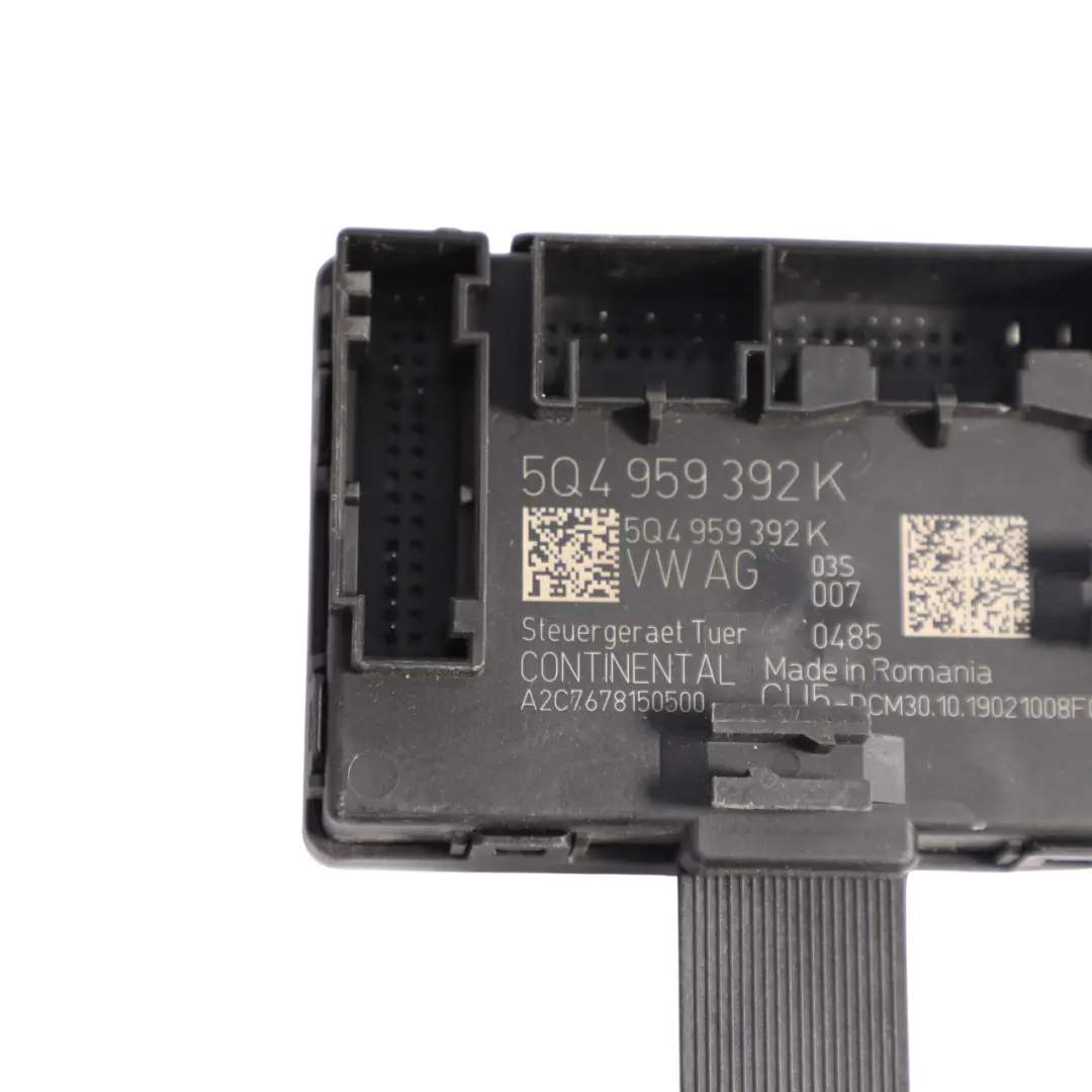 Door Control Module ECU Front Passenger Side to VW Volkswagen Crafter TR with Part number 5Q4959392K VW Volkswagen Crafter TR Door Control Module ECU Front Passenger Side - SKU 5Q4959392K - Part number 5Q4959392K