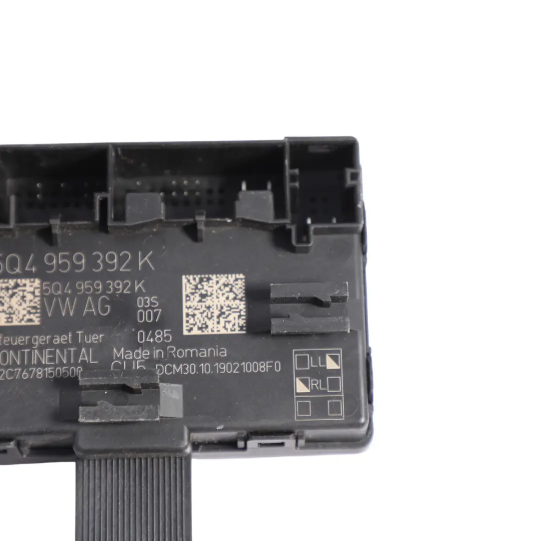 VW Volkswagen Crafter TR Door Control Module ECU Front Passenger Side - SKU 5Q4959392K - Part number 5Q4959392K