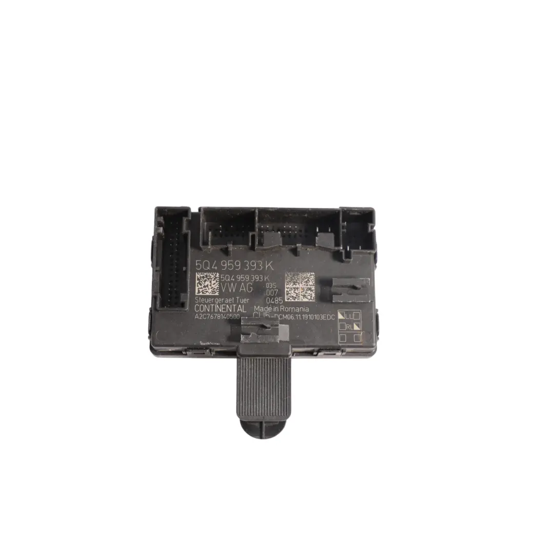 Front Door Control Module Unit Driver's Side to Volkswagen Crafter TR with Part number 5Q4959393K Volkswagen Crafter TR Front Door Control Module Unit Driver's Side - SKU 5Q4959393K - Part number 5Q4959393K