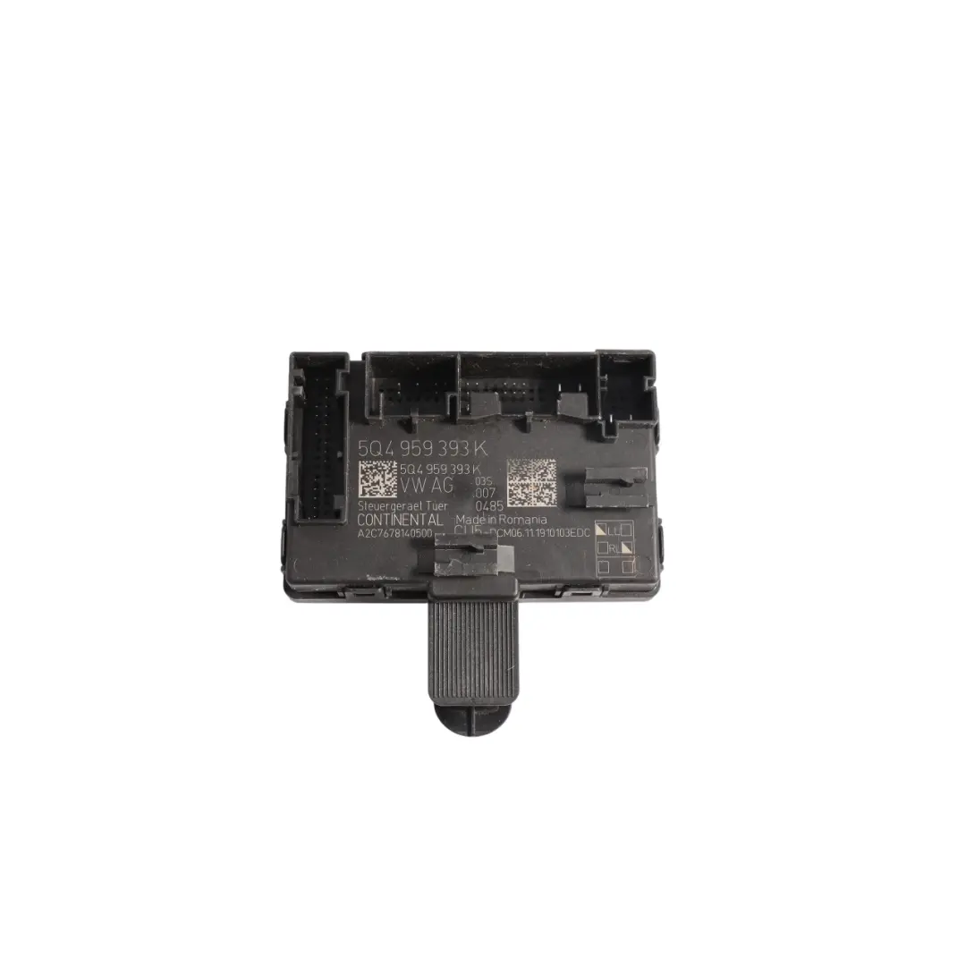 Volkswagen Crafter TR Front Door Control Module Unit Driver's Side - SKU 5Q4959393K - Part number 5Q4959393K