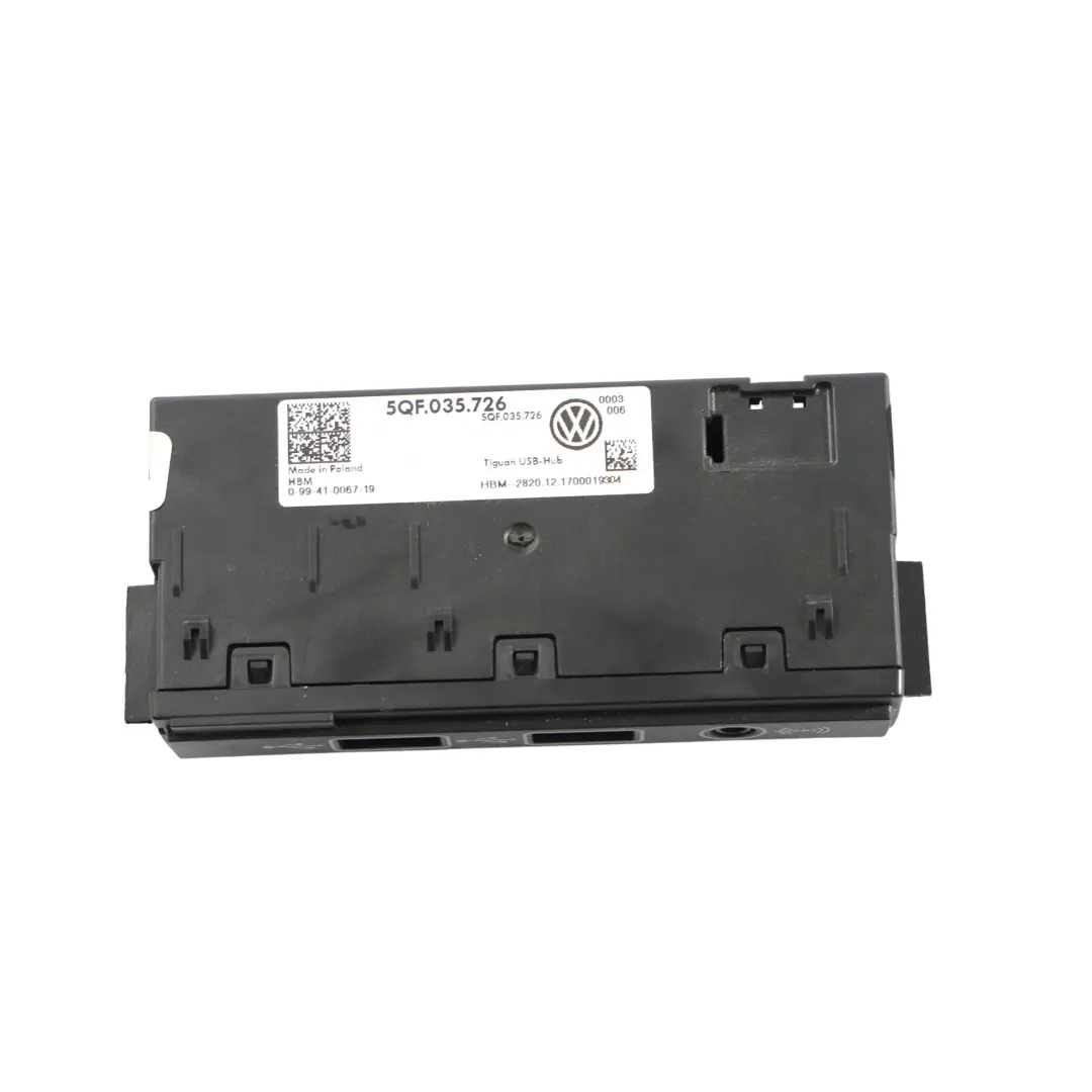 Volkswagen Tiguan Mk2 Media Connection Module Port AUX Double USB - SKU 5QF035726 - Part number 5QF035726