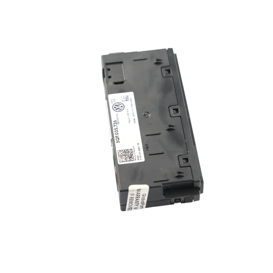 Mk2 Media Connection Module Port AUX Double USB to Volkswagen Tiguan with Part number 5QF035726 Volkswagen Tiguan Mk2 Media Connection Module Port AUX Double USB - SKU 5QF035726 - Part number 5QF035726