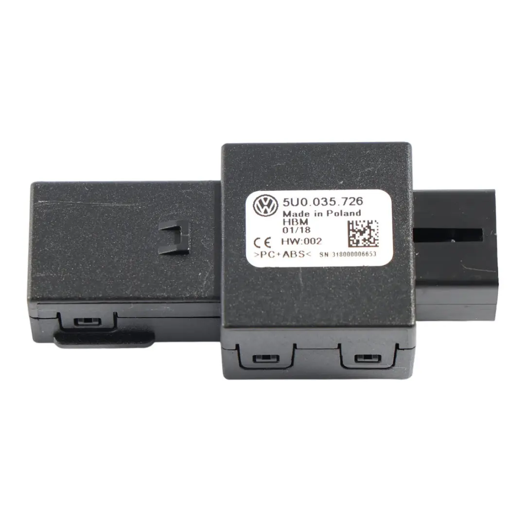 Volkswagen Tiguan MK2 Presa USB Console Centrale Posteriore - SKU 5U0035726 - Numero di parte 5U0035726