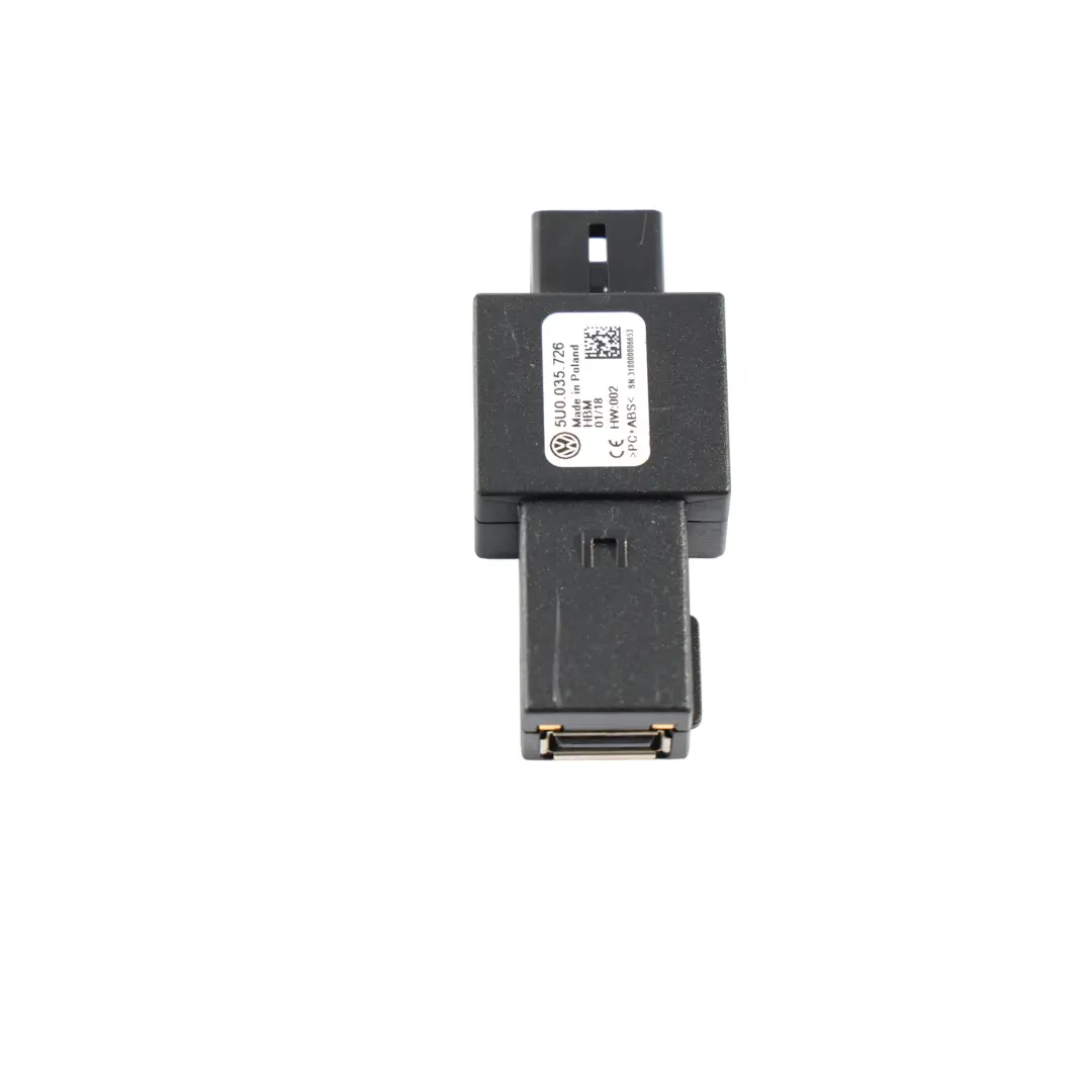 Volkswagen Tiguan MK2 Mittelkonsole Hinten USB Buchse Anschluss - SKU 5U0035726 - Teilenummer 5U0035726