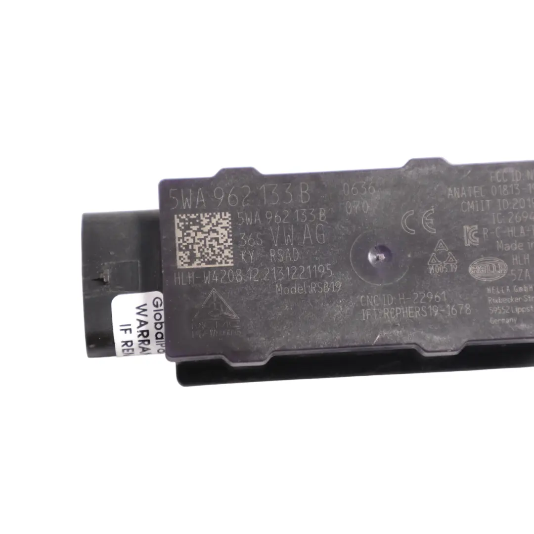 VW Volkswagen Golf Mk8 CD1 Keyless Entry Module Aerial Antenna Unit 5WA962133E - SKU 5WA962133B - Part number 5WA962133B