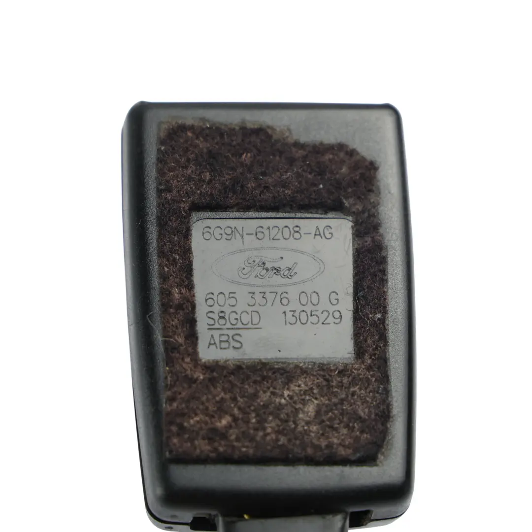 Ford Galaxy MK3 Boucle Ceinture Sécurité Avant Droite - SKU 6G9N-61208-AG - Numéro de pièce 605337600G