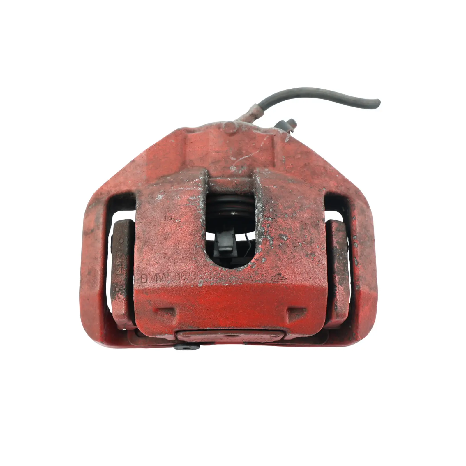 BMW E60 E61 E63 E64 E65 Front Brake Caliper Housing Right O/S Red 6753660