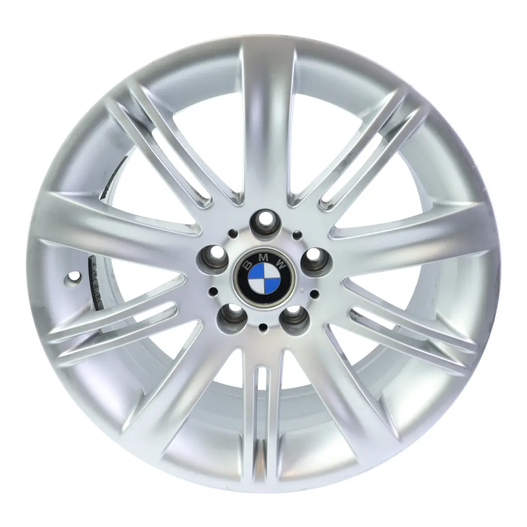 Alloy Front Wheel Rim Silver 18" 8J ET:14 Style 120 to BMW E63 with Part number 6760625 BMW E63 Alloy Front Wheel Rim Silver 18" 8J ET:14 Style 120 - SKU 6760625-1 - Part number 6760625