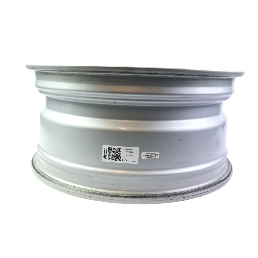 Alloy Front Wheel Rim Silver 18" 8J ET:14 Style 120 to BMW E63 with Part number 6760625 BMW E63 Alloy Front Wheel Rim Silver 18" 8J ET:14 Style 120 - SKU 6760625-1 - Part number 6760625
