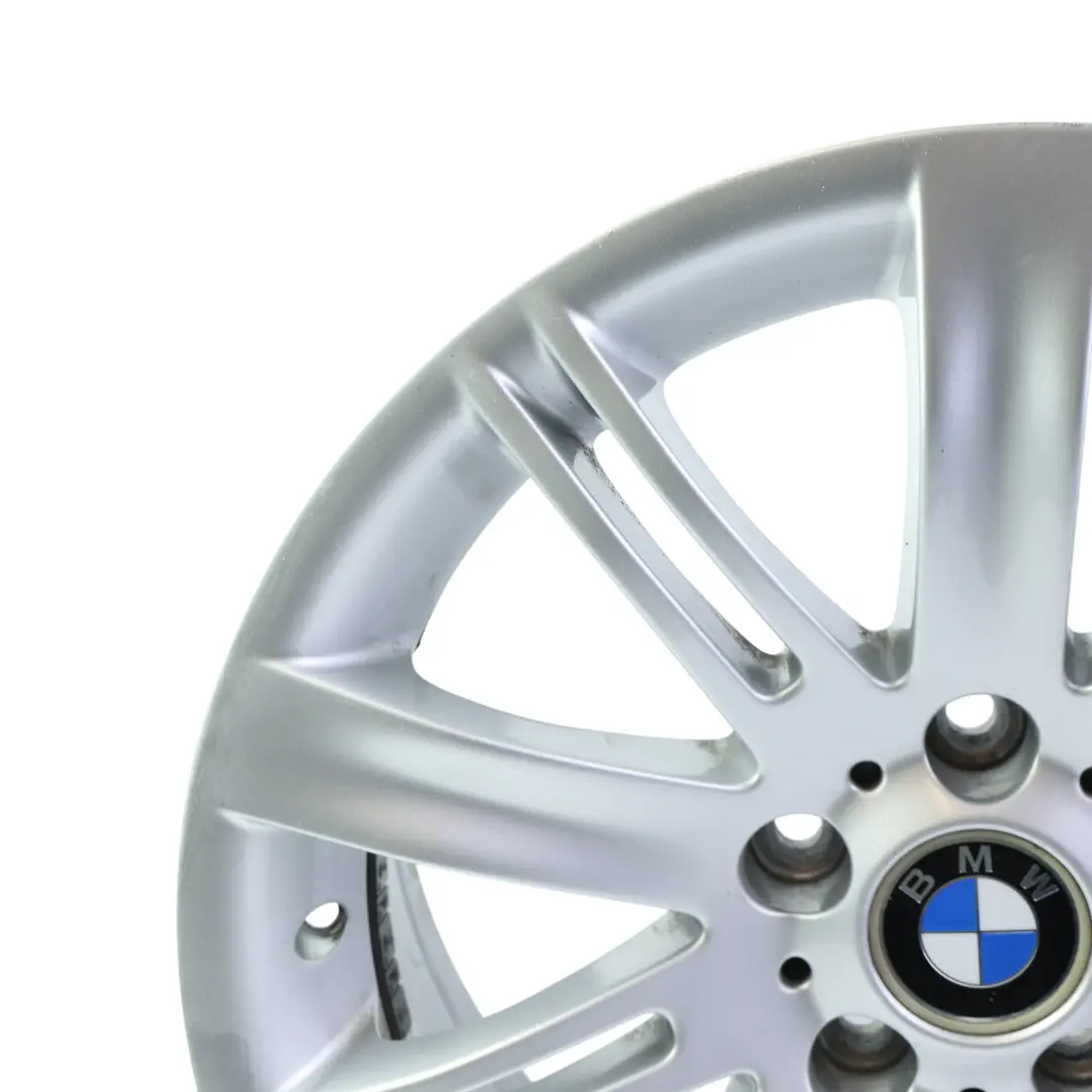 Alu Vorderrad Felge Silber 18" 8J ET:14 Style 120 für BMW E63 mit Teilenummer 6760625 BMW E63 Alu Vorderrad Felge Silber 18" 8J ET:14 Style 120 - SKU 6760625-1 - Teilenummer 6760625