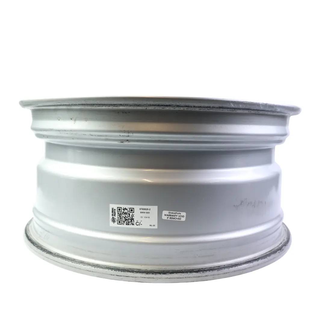 Alloy Wheel Rim Front Silver 18" 8J ET:14 Style 120 to BMW E63 with Part number 6760625 BMW E63 Alloy Wheel Rim Front Silver 18" 8J ET:14 Style 120 - SKU 6760625-2 - Part number 6760625
