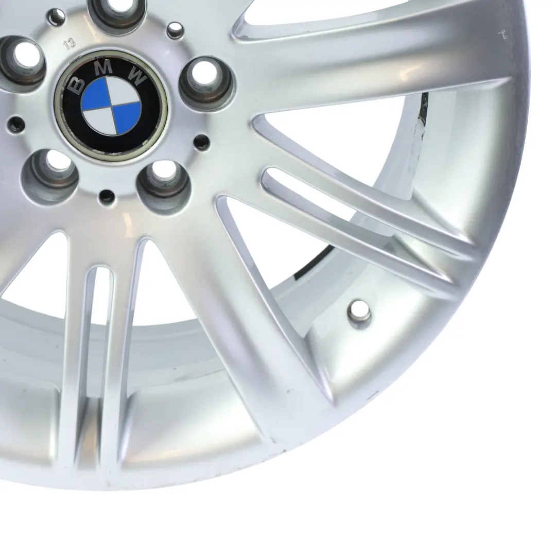 Alloy Wheel Rim Front Silver 18" 8J ET:14 Style 120 to BMW E63 with Part number 6760625 BMW E63 Alloy Wheel Rim Front Silver 18" 8J ET:14 Style 120 - SKU 6760625-2 - Part number 6760625