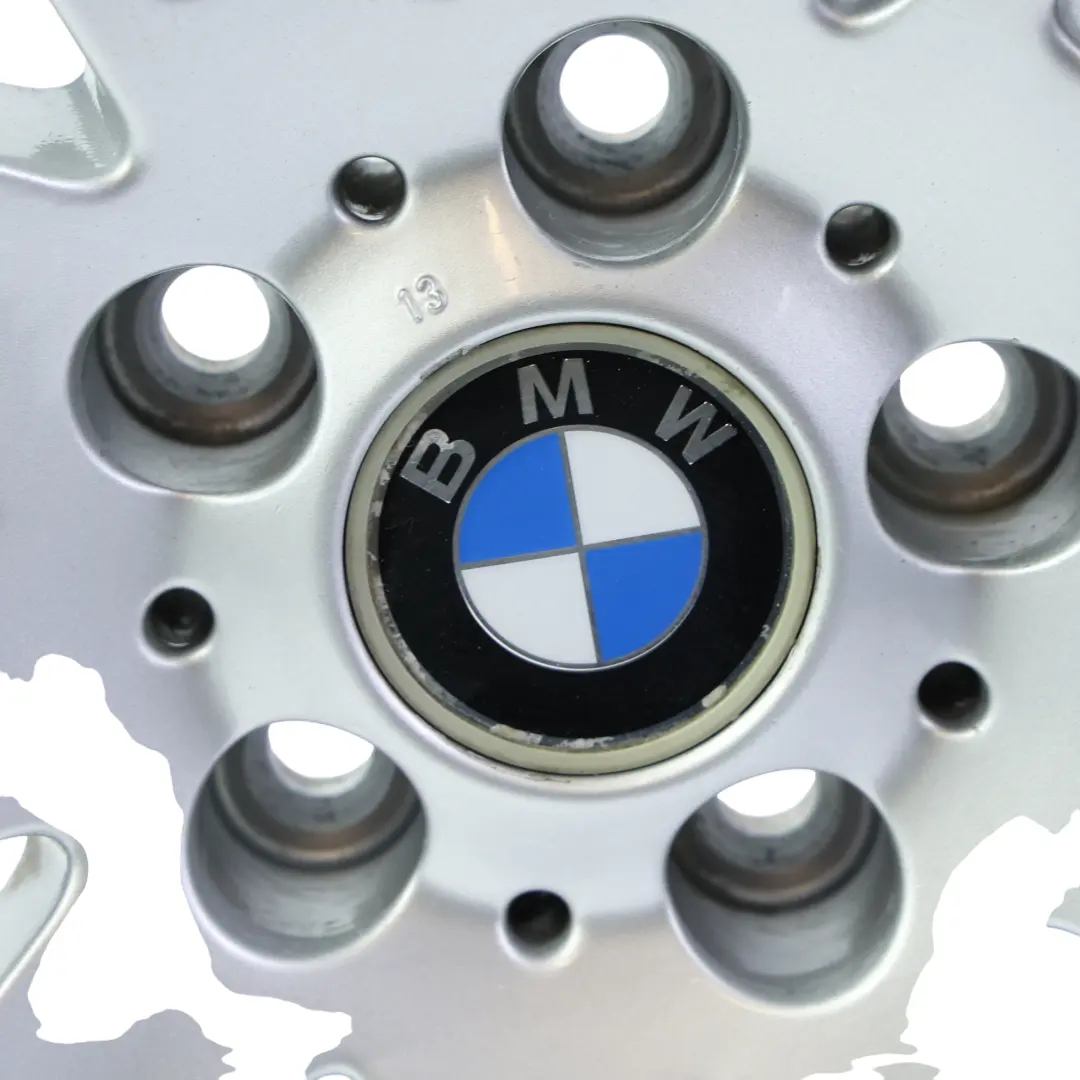 Alloy Wheel Rim Front Silver 18" 8J ET:14 Style 120 to BMW E63 with Part number 6760625 BMW E63 Alloy Wheel Rim Front Silver 18" 8J ET:14 Style 120 - SKU 6760625-2 - Part number 6760625