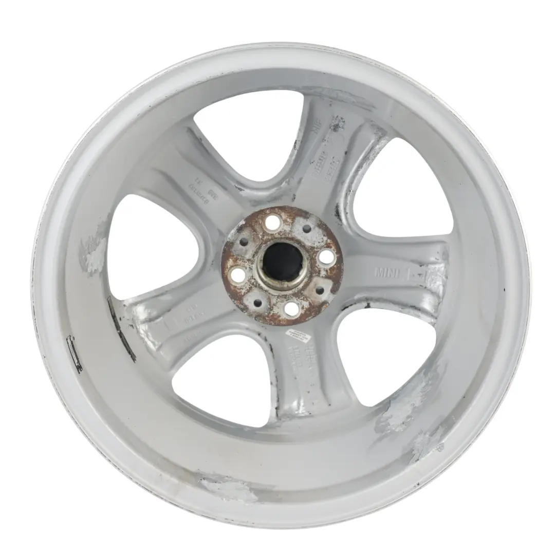 Mini Cooper One R50 R52 R53 Silver Wheel Alloy Rim 17" 7J ET:48 5-Star 91 - SKU 6763299-1 - Part number 6763299