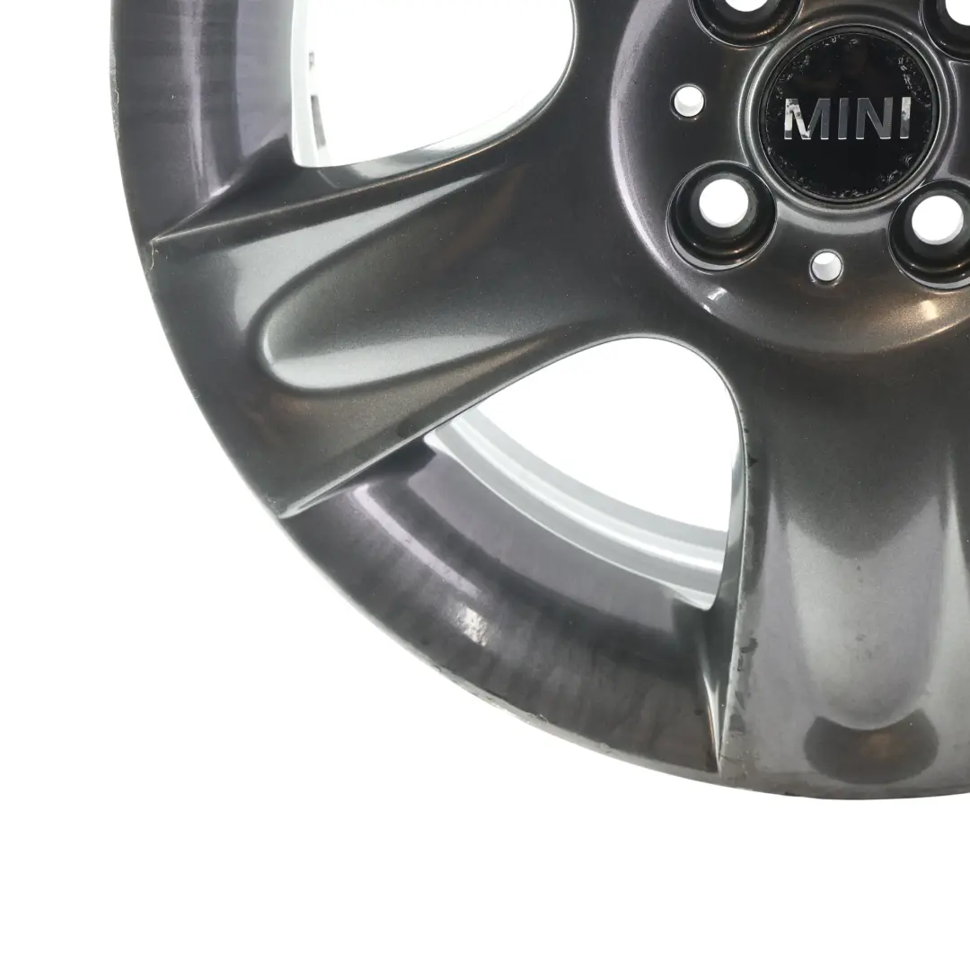 Mini Cooper One R50 R52 R53 Grey Wheel Alloy Rim 17" ET:48 7J 5-Star 91 - SKU 6763299-10 - Part number 6763299