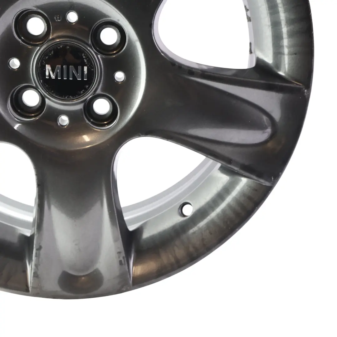 Grey Wheel Alloy Rim 17" ET:48 7J 5-Star 91 to Mini Cooper One R50 R52 R53 with Part number 6763299 Mini Cooper One R50 R52 R53 Grey Wheel Alloy Rim 17" ET:48 7J 5-Star 91 - SKU 6763299-10 - Part number 6763299