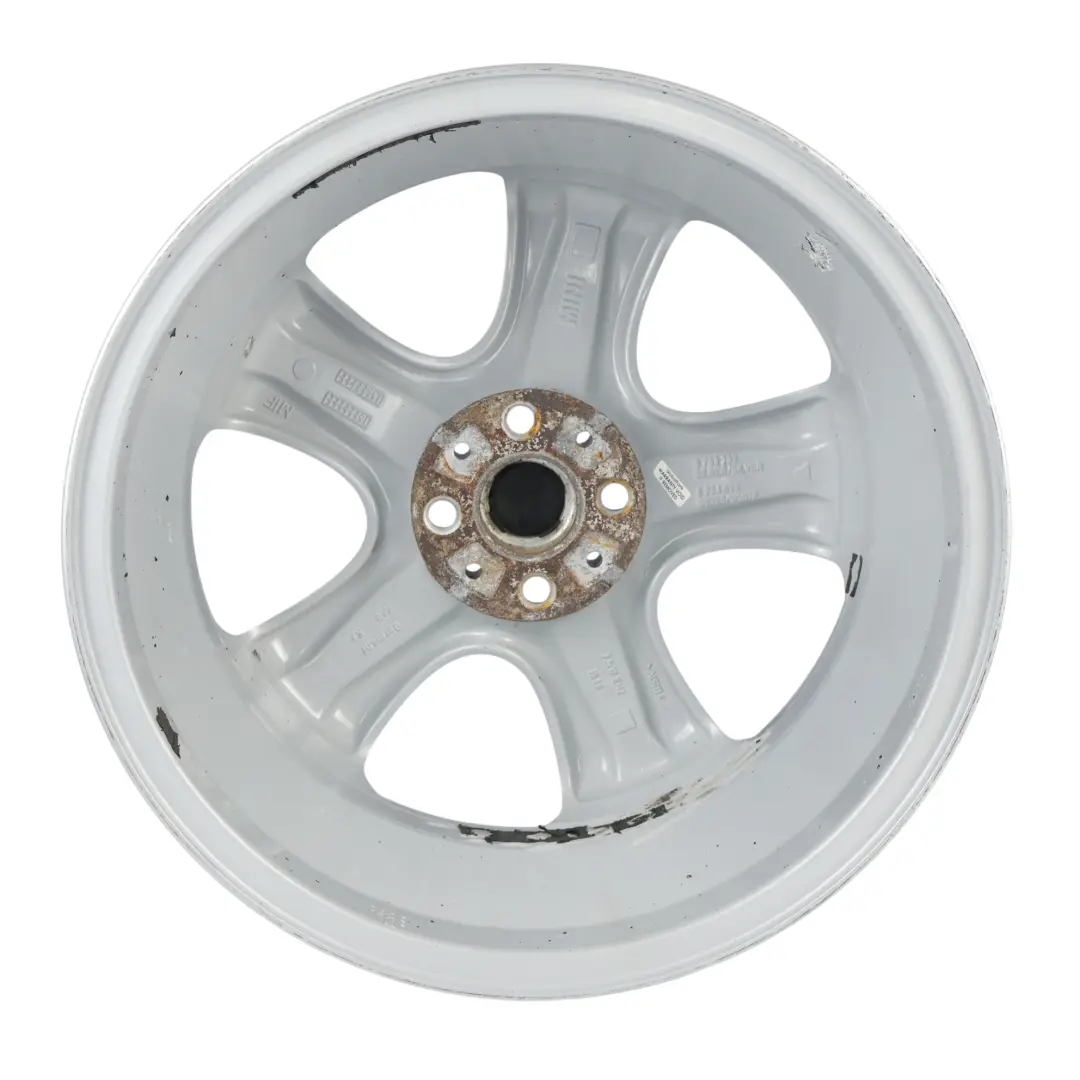 Llanta De aleacion plateada 17" 7J ET:48 5-Star 91 para Mini Cooper One R50 R52 R53 con número de pieza 6763299 Mini Cooper One R50 R52 R53 Llanta De aleacion plateada 17" 7J ET:48 5-Star 91 - SKU 6763299-2 - Número de pieza 6763299